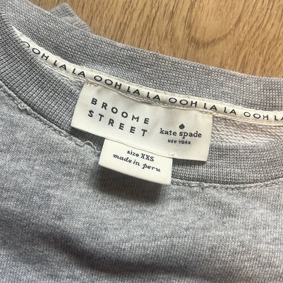 Kate Spade Nouveau York Sweatshirt, Size XXS - Picture 2 of 4